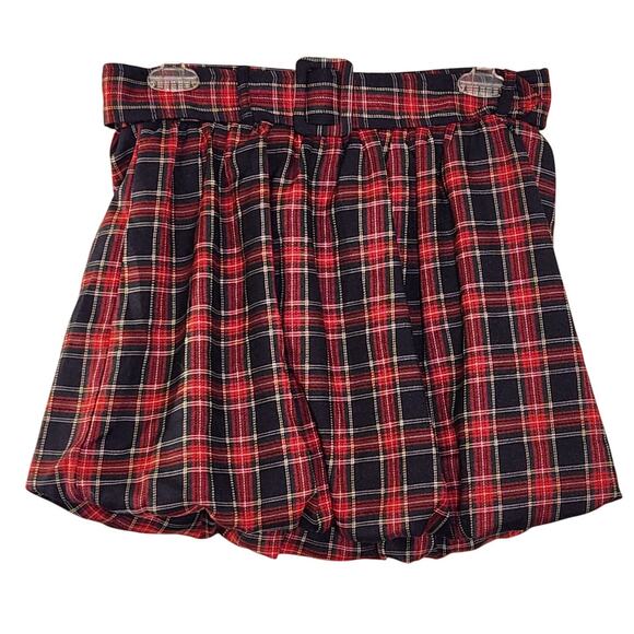 Day + Moon Dresses & Skirts - DAY + MOON Plaid Bubble Mini Skirt, Size Medium